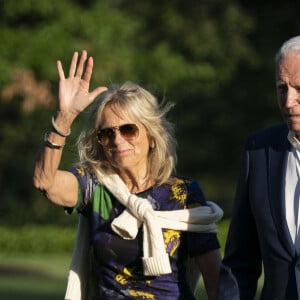 Le président américain Joe Biden et la première dame Jill Biden sont de retour de leur week-end à Camp David, le 28 juin 2021.