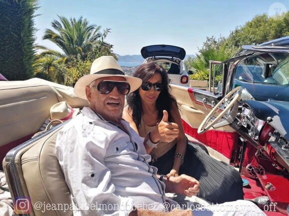 Jean-Paul Belmondo avec Carlos Sotto Mayor. Photo publiée sur Instagram