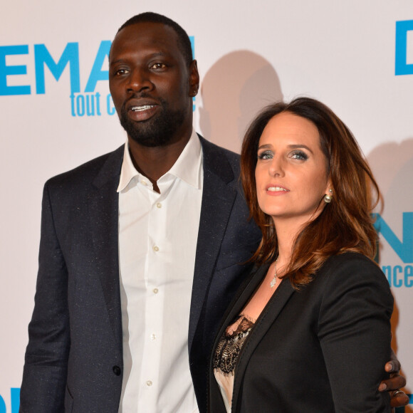 Omar Sy et sa femme Hélène - Avant première du film "Demain tout commence" au Grand Rex à Paris le 28 novembre 2016. © Coadic Guirec/Bestimage