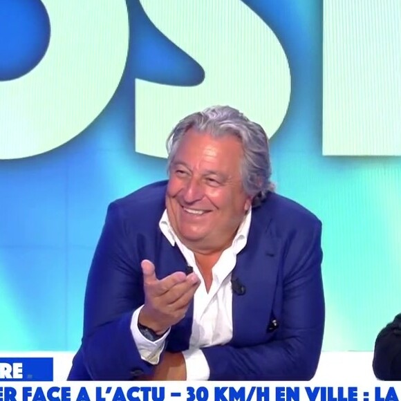 Cyril Hanouna a invité son ami Christian Clavier sur le plateau de TPMP, le 7 septembre.