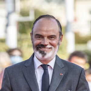 Edouard Philippe pour la projection du film "Stillwater" lors de la cérémonie d'ouverture de la 47ème édition du festival du Cinéma Américain de Deauville, France, le 3 septembre 2021. © Olivier Borde/Bestimage