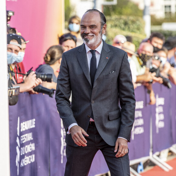 Edouard Philippe pour la projection du film "Stillwater" lors de la cérémonie d'ouverture de la 47ème édition du festival du Cinéma Américain de Deauville, France, le 3 septembre 2021. © Olivier Borde/Bestimage