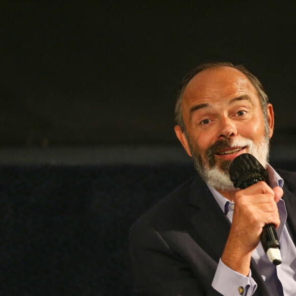 Rencontre avec Edouard Philippe lors du Festival Series Mania à Lille, France, le 30 août 2021. © Stéphane Vansteenkiste/Bestimage