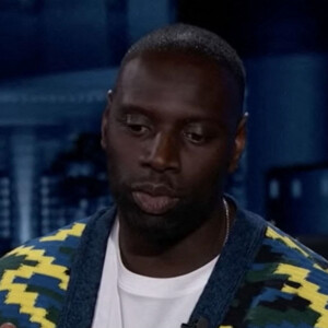 Omar Sy sur le plateau de l'émission "Jimmy Kimmel Live" pour la promotion de la deuxième saison de la série "Arsène Lupin" (Netflix). Los Angeles. Le 15 juin 2021. 