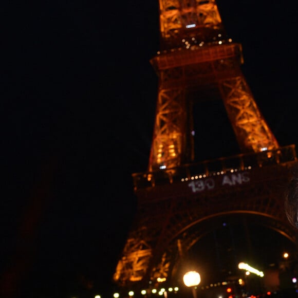 Isabelle Boulay - Backstage du concert anniversaire des 130 ans de la Tour Eiffel à Paris, qui sera diffusé le 26 octobre sur France 2. Le 2 octobre 2019. © Perusseau-Veeren/ Bestimage 