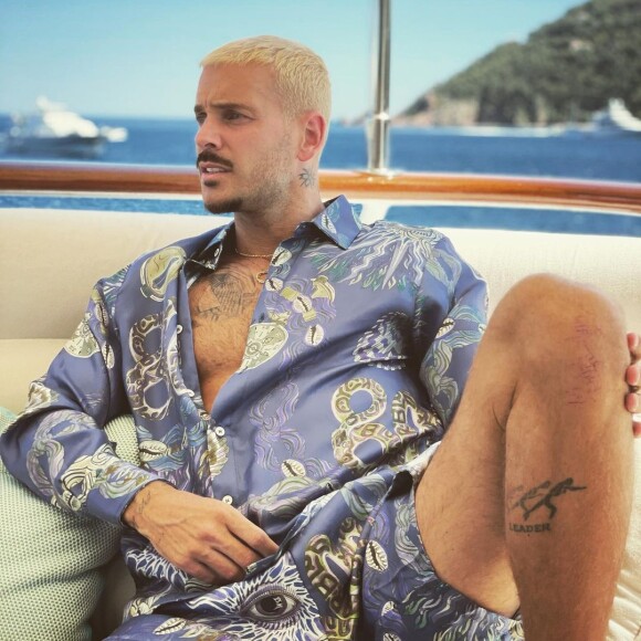 Christina Milian dévoile la nouvelle coiffure de M. Pokora sur Instagram.