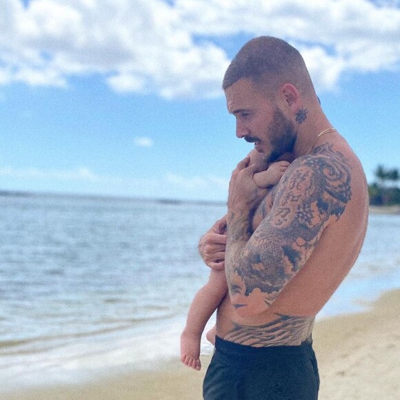 Christina Milian dévoile la nouvelle coiffure de M. Pokora sur Instagram.
