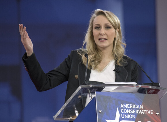 Marion Maréchal-Le Pen au congrès conservateur américain au Gaylord National Resort and Convention Center à Maryland. Le 22 février 2018 