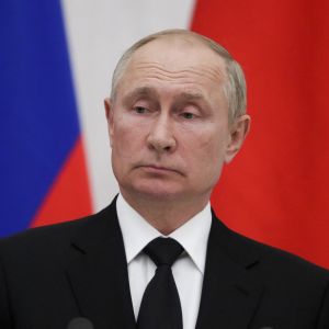 Le président russe Vladimir Poutine au Kremlin, à Moscou