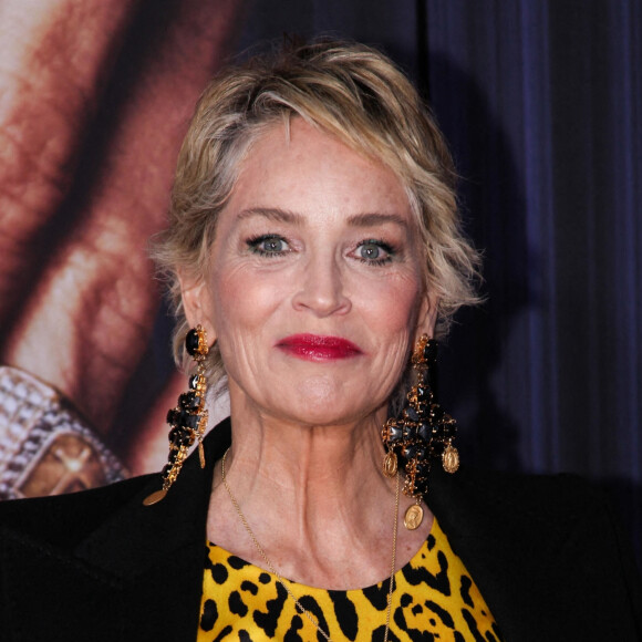 Sharon Stone - Première du film "The Eyes of Tammy Faye" à New York, le 14 septembre 2021.