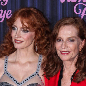 Jessica Chastain, Isabelle Huppert - Première du film "The Eyes of Tammy Faye" à New York, le 14 septembre 2021.