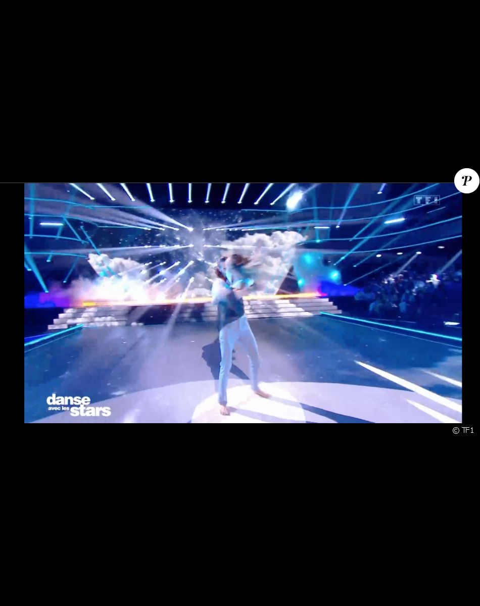 Jean-Baptiste Maunier et Ines Vandamme dans l'émission "Danse avec les stars" sur TF1.