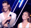 Jean-Baptiste Maunier et Ines Vandamme dans l'émission "Danse avec les stars" sur TF1.