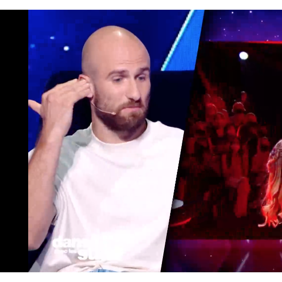 Jean-Baptiste Maunier et Ines Vandamme dans l'émission "Danse avec les stars" sur TF1.