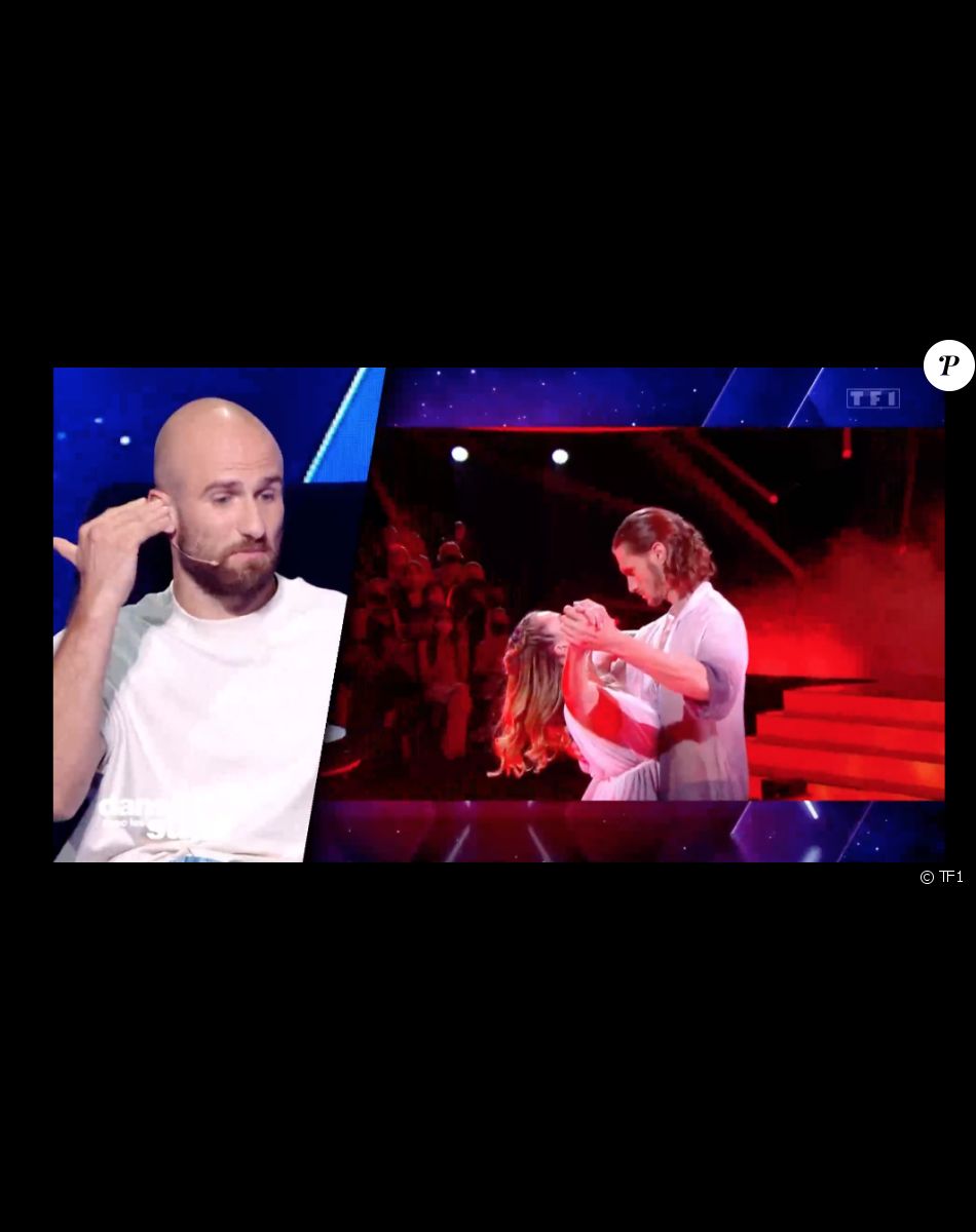 Jean-Baptiste Maunier et Ines Vandamme dans l'émission "Danse avec les stars" sur TF1.