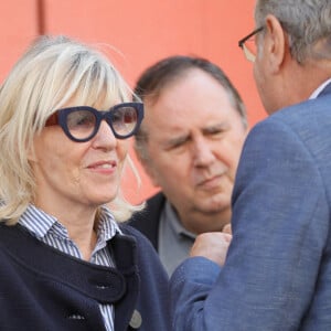 Chantal Ladesou - Obsèques de Marthe Mercadier (Marthe Mercadié-Meyrat) en l'église Sainte Hélène à Paris, France, le 21 septembre 2021. © 2021 Christophe Clovis/Bestimage