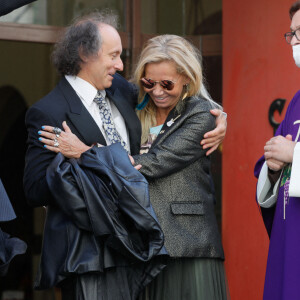 Fiona Gélin (de son vrai nom Bénédicte Gélin) - Obsèques de Marthe Mercadier (Marthe Mercadié-Meyrat) en l'église Sainte Hélène à Paris, France, le 21 septembre 2021. © 2021 Christophe Clovis/Bestimage