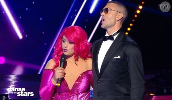 Lââm et Maxime Dereymez lors du premier prime de "Danse avec les stars 2021", le 17 septembre, sur TF1