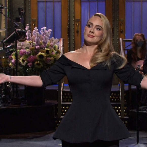 Adele dans l'émission "Saturday Night Live" à Los Angeles, le 24 octobre 2020.