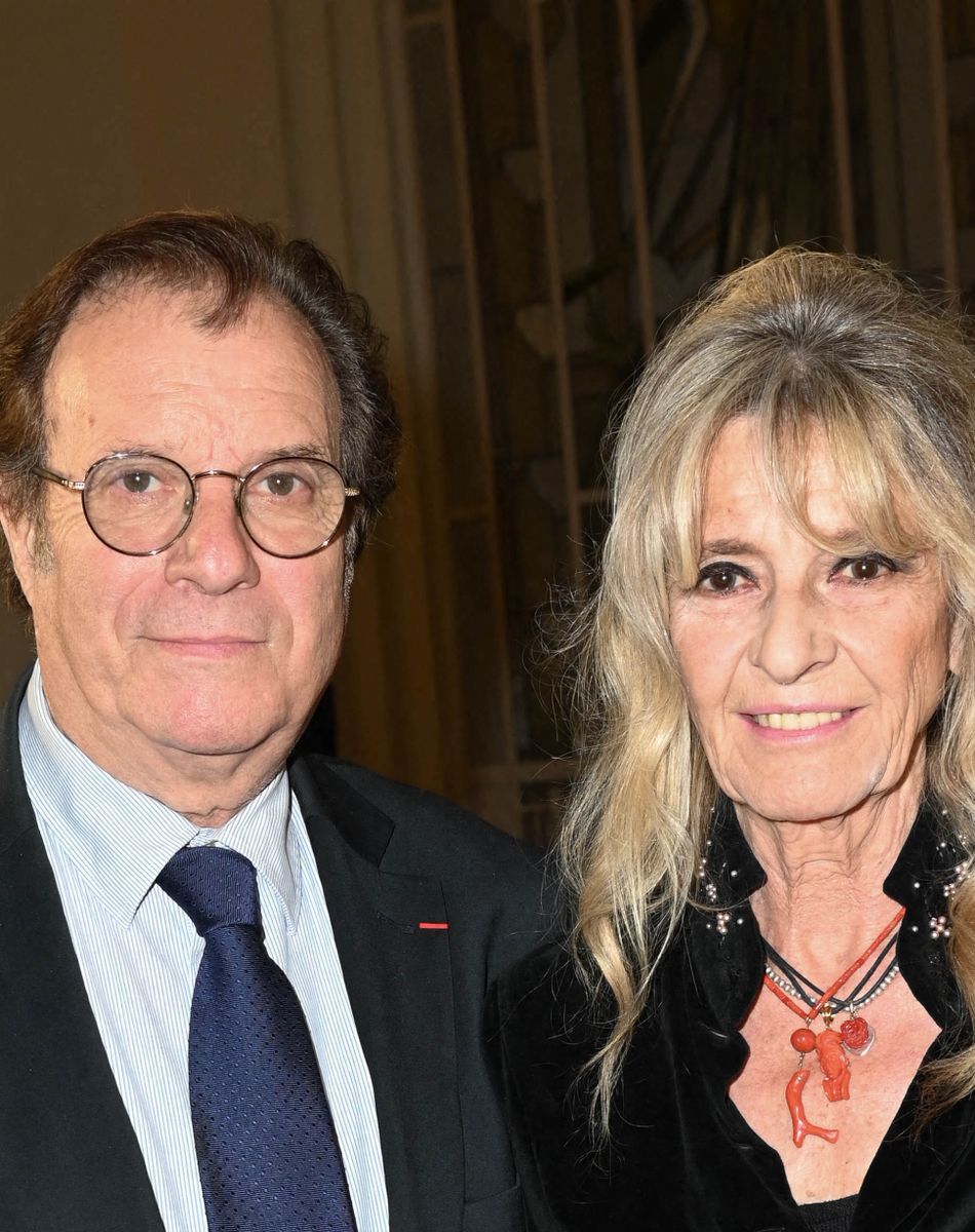 Daniel Russo et sa femme Lucie - Cérémonie de remise des Insignes d'Officier de la Légion d'honneur à Gilbert Montagné au Ministère des Solidarités et de la Santé à Paris. Le 22 septembre 2021 © Coadic Guirec / Bestimage