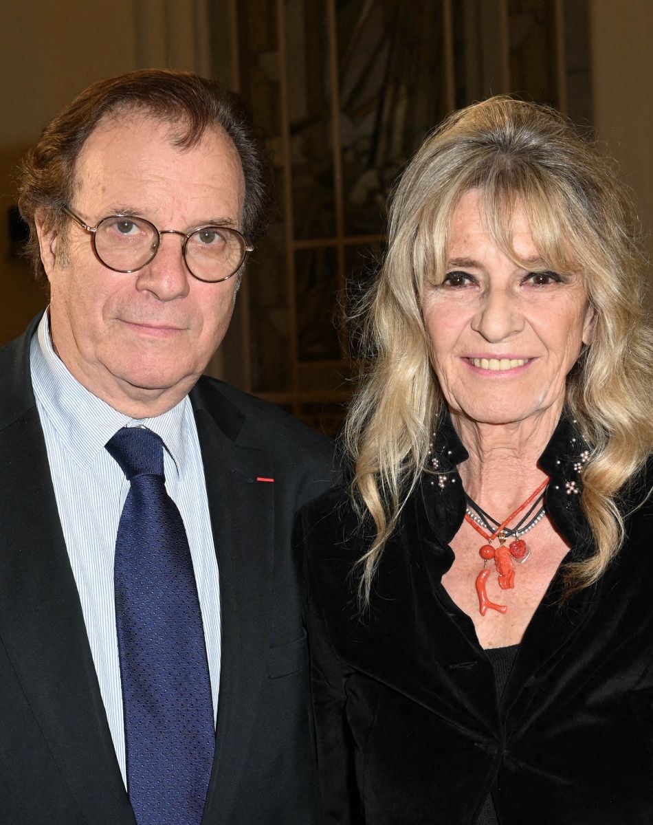 Daniel Russo et sa femme Lucie - Cérémonie de remise des Insignes d'Officier de la Légion d'honneur à Gilbert Montagné au Ministère des Solidarités et de la Santé à Paris. Le 22 septembre 2021 © Coadic Guirec / Bestimage