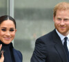 Le prince Harry, duc de Sussex, et sa femme Meghan Markle visitent le One World Trade Center à New York City, New York, etats-Unis, le 23 septembre 2021.