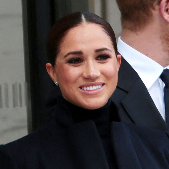 Le prince Harry, duc de Sussex, et sa femme Meghan Markle visitent le One World Trade Center à New York City