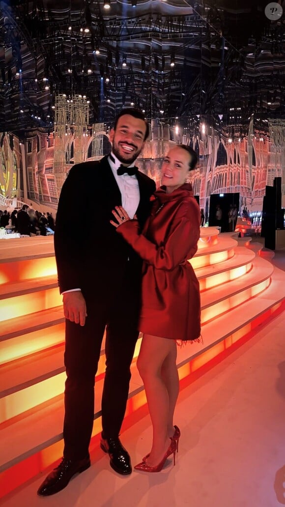Pauline Ducruet et son petit ami Maxime Giaccardi au Monte-Carlo Gala for Planetary Health, au palais princier de Monaco, le 23 septembre 2021.
