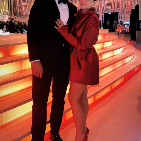 Pauline Ducruet et son petit ami Maxime Giaccardi au Monte-Carlo Gala for Planetary Health, au palais princier de Monaco, le 23 septembre 2021.