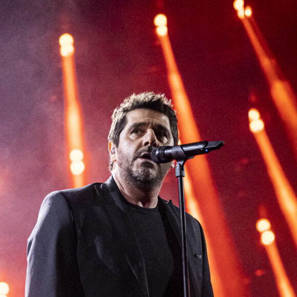 Patrick Fiori - Concert hommage à Johnny Hallyday "Que je t'aime" à l'AccorHotels Arena Paris Bercy à Paris. Le 14 septembre 2021 © Borde-Jacovides-Moreau / Bestimage 