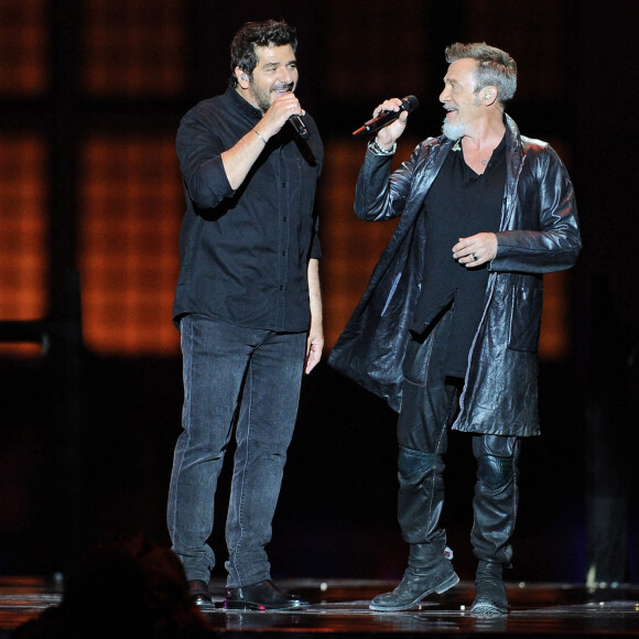 Patrick Fiori et Florent Pagny (nommés pour la chanson "J'y vais") - Enregistrement de l'émission "La chanson de l'année" au château de Chambord, qui sera diffusée le 5 juin 2021 sur TF1 © Gaffiot-Moreau / Bestimage 