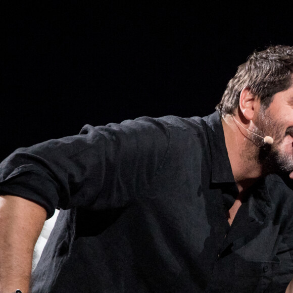 Patrick Fiori - Enregistrement de l'émission "La Chanson secrète 6" à la Scène musicale à Paris, qui sera diffusée le 12 décembre sur TF1. Le 8 septembre 2020. © Gaffiot-Moreau / Bestimage 