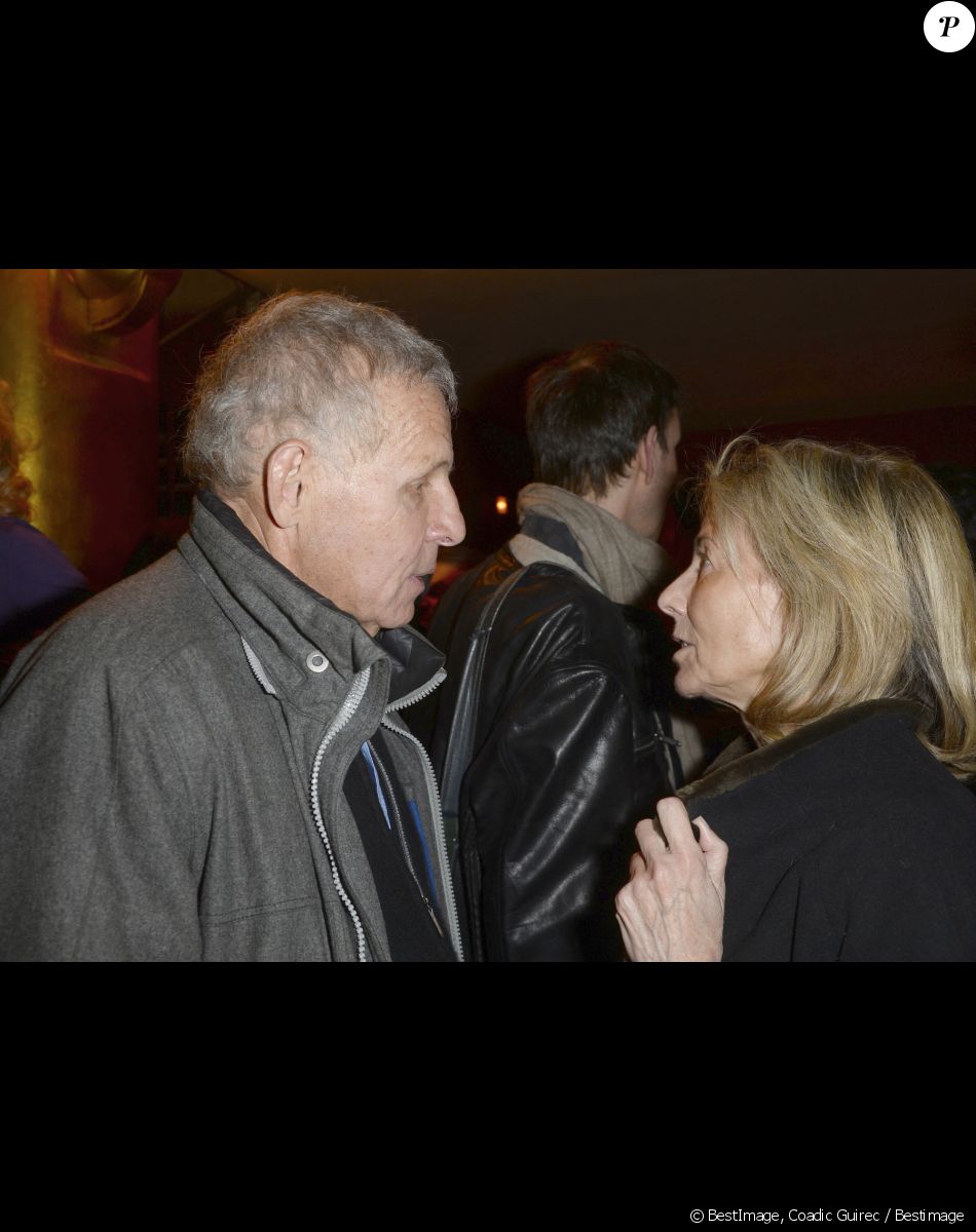 Patrick Poivre d'Arvor et Claire Chazal - People à la générale de la pièce "Garde Alternée" au théâtre des Mathurins avec Patrick Poivre d'Arvor, Alexandra Kazan et David Brécourt à Paris le 6 mars 2016. © Coadic Guirec/Bestimage