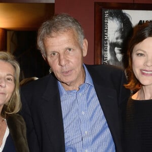 Claire Chazal, Patrick Poivre d'Arvor, Alexandra Kazan - Première de la pièce "Garde Alternée" au théâtre des Mathurins à Paris, le 19 février 2016. © Guirec Coadic/Bestimage