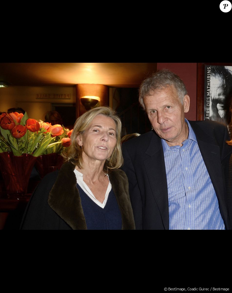 Claire Chazal et Patrick Poivre d'Arvor - Première de la pièce "Garde Alternée" au théâtre des Mathurins à Paris. © Guirec Coadic/Bestimage