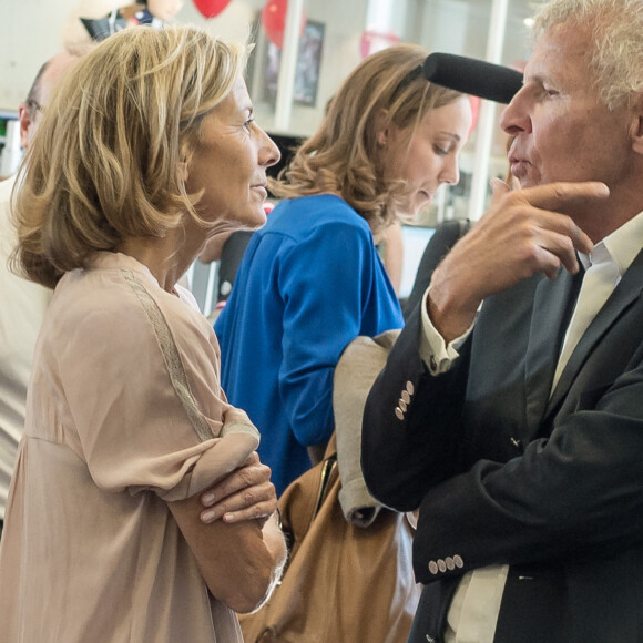 Claire Chazal et Patrick Poivre d'Arvor - 11ème édition du "BGC Charity Day" à Paris le 11 septembre 2015