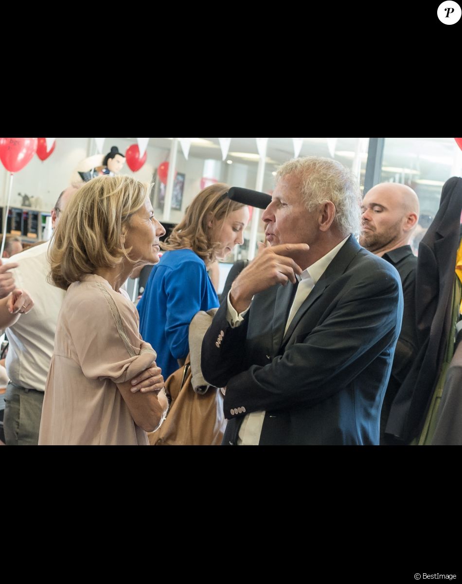 Claire Chazal et Patrick Poivre d'Arvor - 11ème édition du "BGC Charity Day" à Paris le 11 septembre 2015