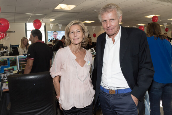Patrick Poivre d'Arvor et Claire Chazal - 11ème édition du "BGC Charity Day" à Paris le 11 septembre 2015
