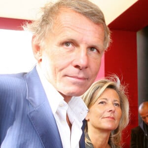 Claire Chazal et Patrick Poivre d'Arvor à Paris - Archives