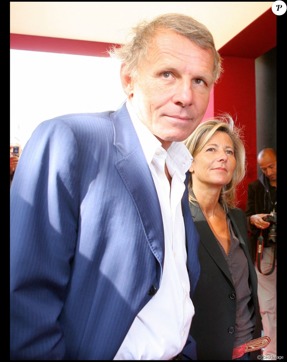 Claire Chazal et Patrick Poivre d'Arvor à Paris - Archives