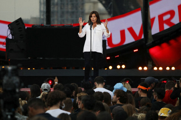Anne Hidalgo au concert Global Citizen Live à Paris le 25 septembre 2021