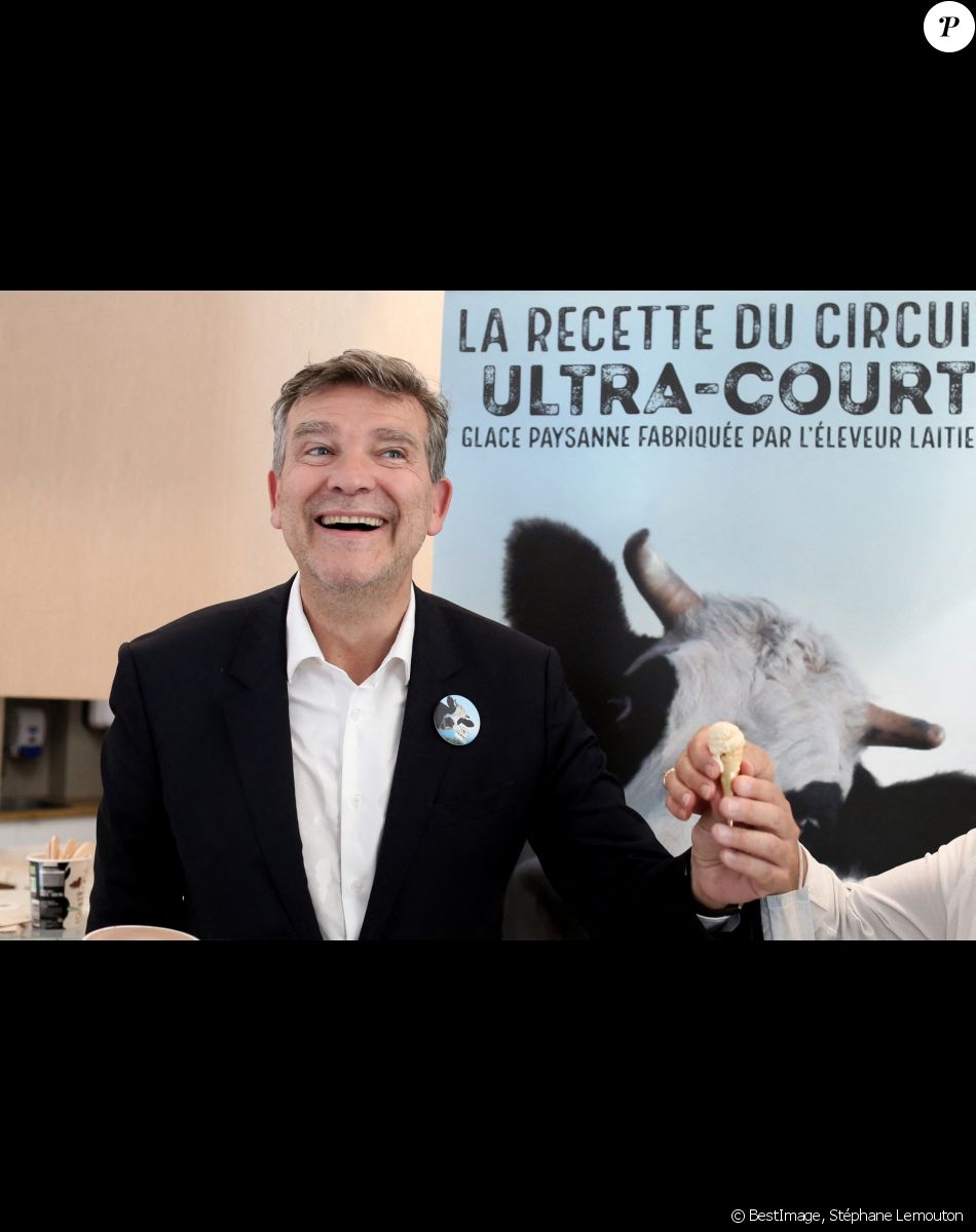 "La mémère", nouvelle glace bio lancée par Arnaud Montebourg (ancien ministre de l'économie) fête son premier anniversaire à Paris, France, le 21 juin 2021. © Stéphane Lemouton/Bestimage