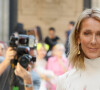 Céline Dion arrive au défilé Haute Couture Valentino collection Automne-Hiver 2019/20 à l'hôtel Salomon de Rothschild à Paris, France, le 3 juillet 2019. © Veeren-ClovisBestimage 