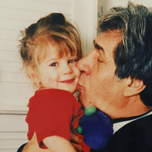 Jean-Pierre Castaldi et sa fille Paola, enfant. Février 2020.