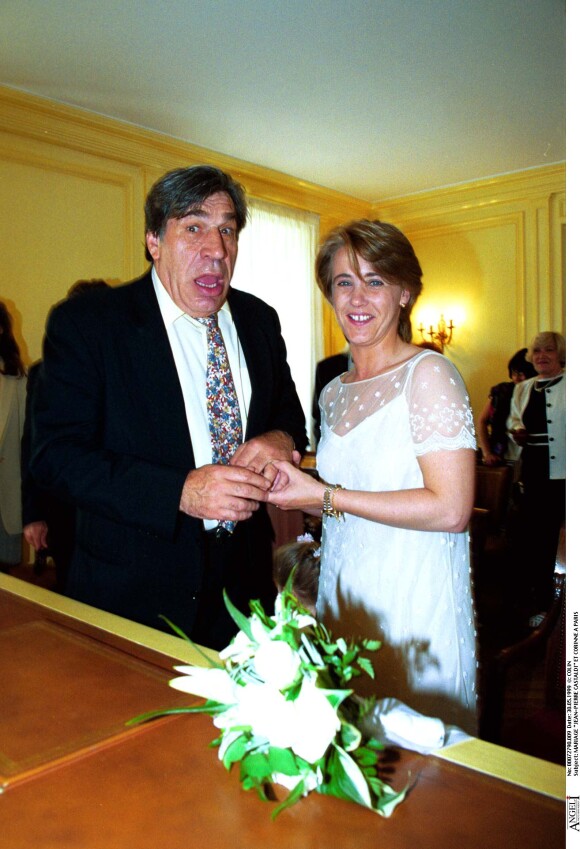 Mariage de Jean-Pierre Castaldi et Corinne en 1999.