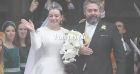 Mariage royal en Russie ! Noces impériales, tiare et robe d'exception pour Rebecca et George
