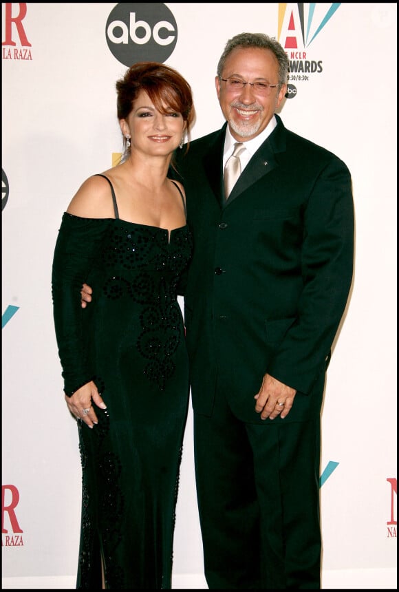 Émilio et Gloria Estefan à la cérémonie des NLCR ALMA Awards à Los Angeles, en 2006.