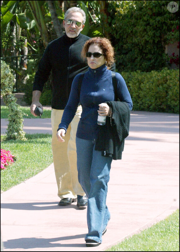 Émilio et Gloria Estefan à Beverly Hills, en 2005.
