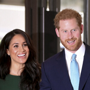 Le prince Harry, duc de Sussex, et Meghan Markle, duchesse de Sussex, arrivent à la cérémonie des WellChild Awards à Londres le 15 octobre 2019.