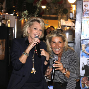 Exclusif - Sophie Davant, Caroline Margeridon - Anniversaire de Caroline Margeridon à Paris. © Cédric Perrin / Bestimage